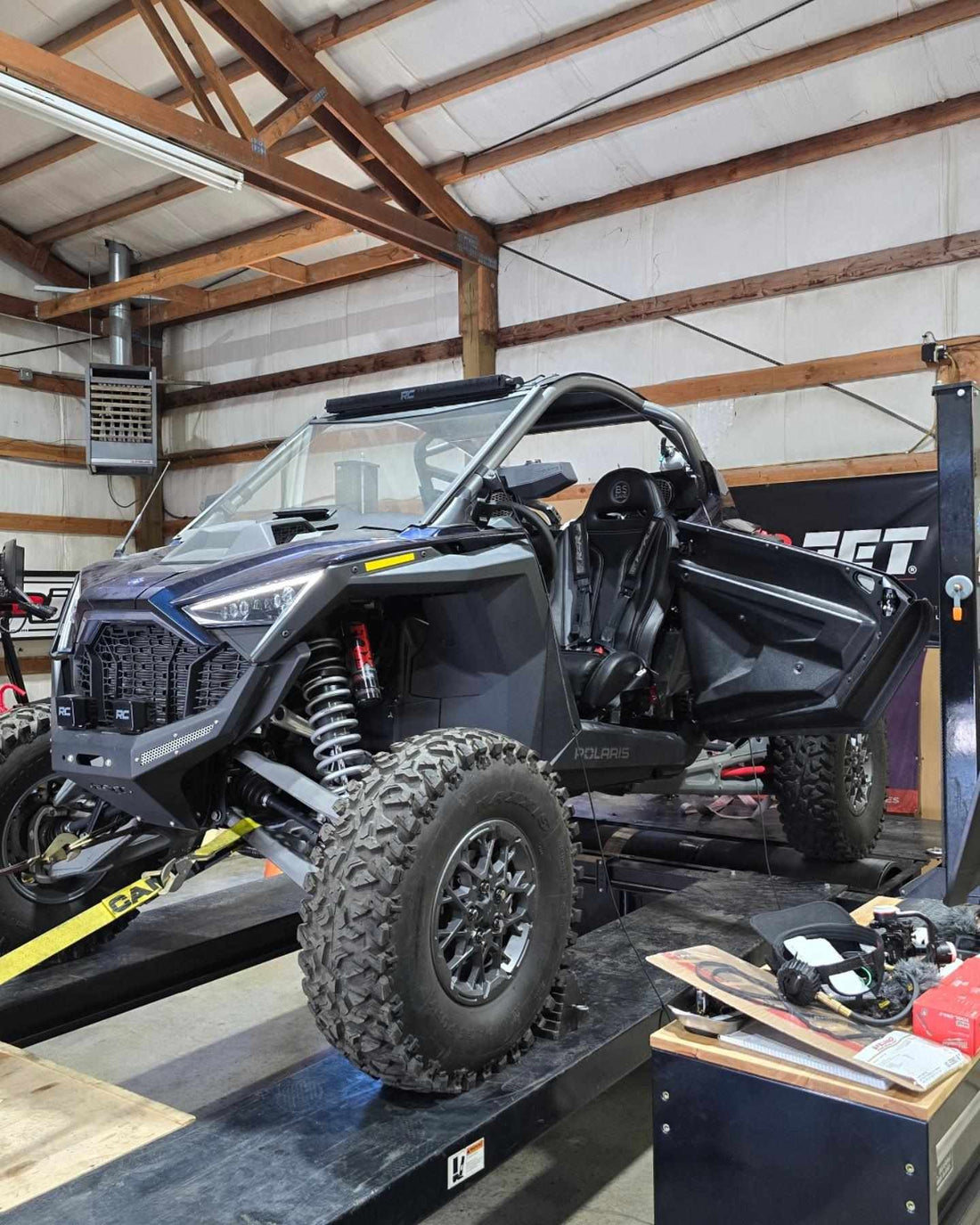 2023 RZR Pro on Dyno after turbo upgrade